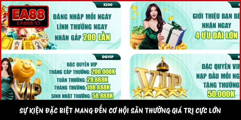 Sự kiện đặc biệt mang đến cơ hội săn thưởng giá trị cực lớn