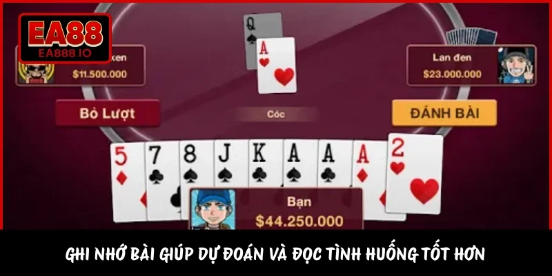 Ghi nhớ bài giúp dự đoán và đọc tình huống tốt hơn 